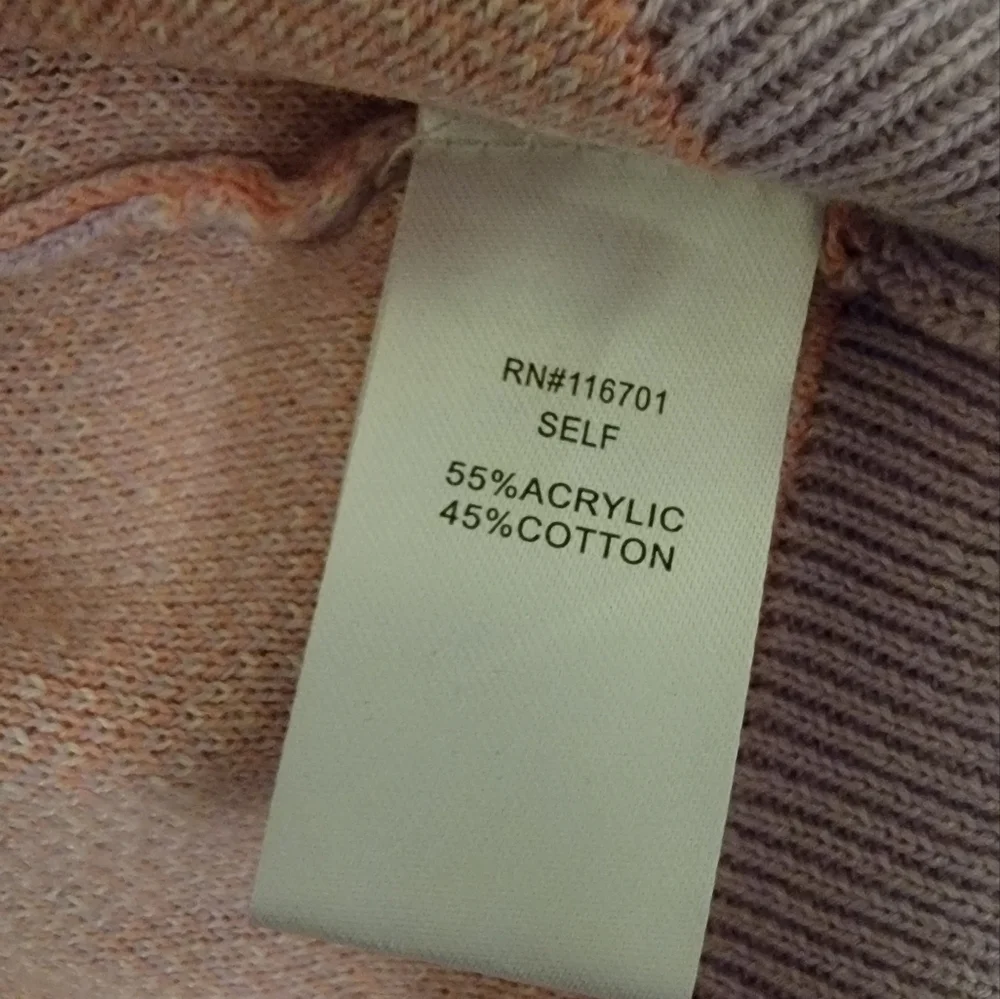 Karlie Zebra Print Lavender Sweater Long Puff Sleeves M - Picture 8 of 8